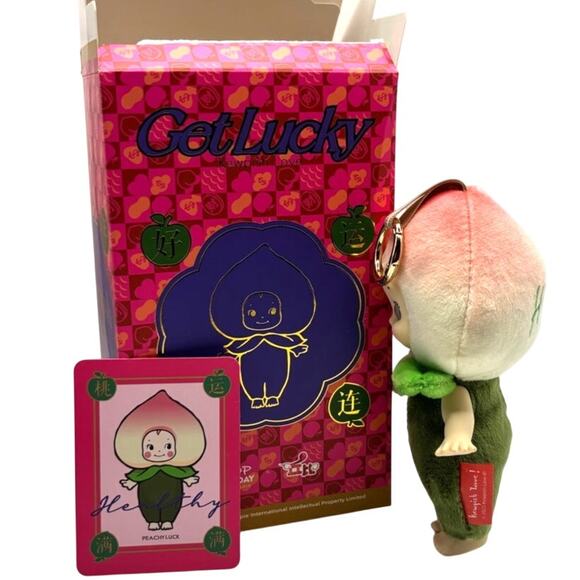 RARE Pop Sunday "Peachy Luck" Kewpie Doll, Get Lucky Kewpish Love, Open Box - Picture 3 of 9